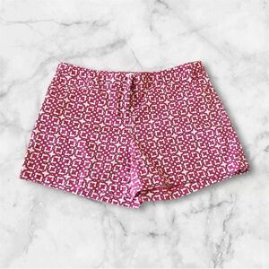 Laundry By Shelli Segal Pink Geometric Women's Athletic Shorts